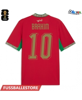 Günstige Marokko Brahim Diaz #10 Heimtrikot WM 2026 Kurzarm